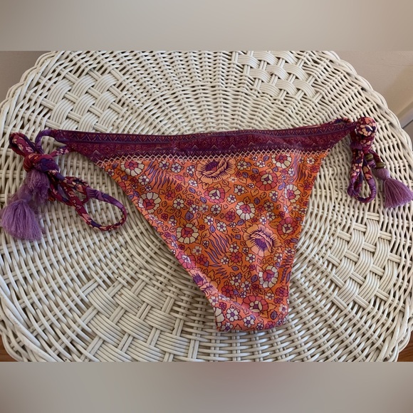 Spell and the Gypsy Collective Flamingo Side-Tie Bikini Bottom - Picture 8 of 12
